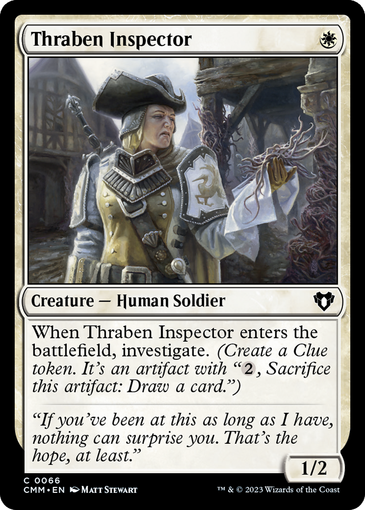Thraben Inspector [Commander Masters] | Kessel Run Games Inc. 