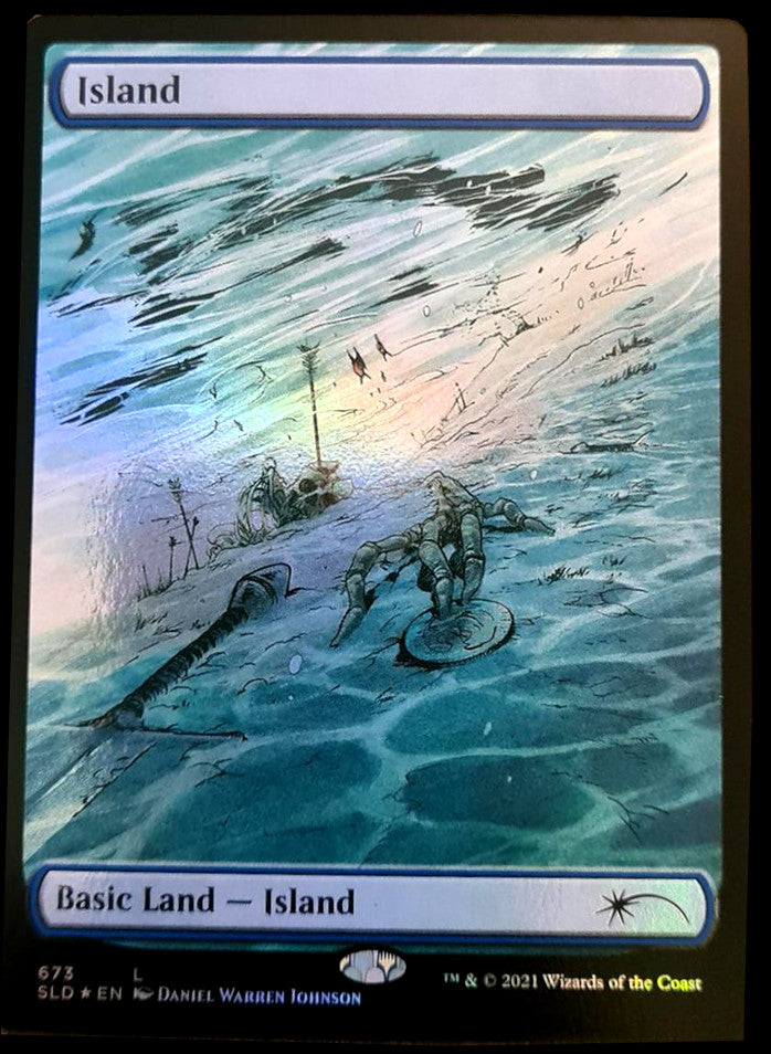 Island (673) [Secret Lair Drop Promos] | Kessel Run Games Inc. 