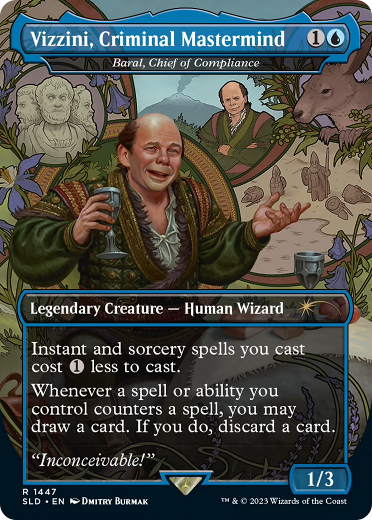 Vizzini, Criminal Mastermind - Baral, Chief of Compliance [Secret Lair Drop Series] | Kessel Run Games Inc. 