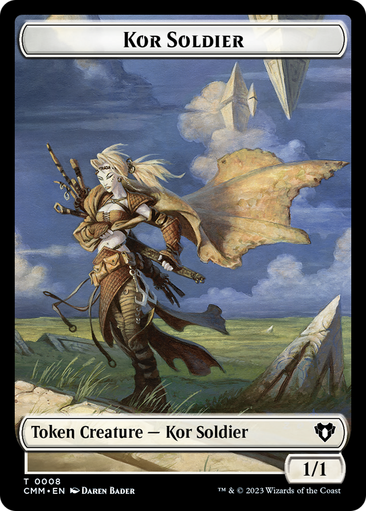 Kor Soldier Token [Commander Masters Tokens] | Kessel Run Games Inc. 