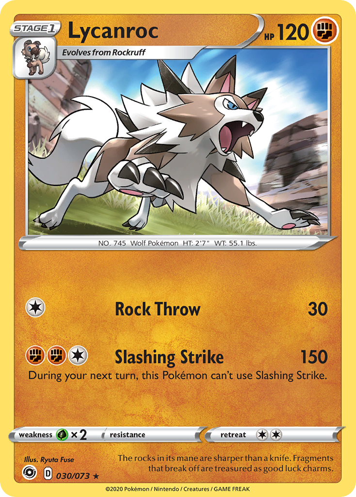 Lycanroc (030/073) [Sword & Shield: Champion's Path] | Kessel Run Games Inc. 