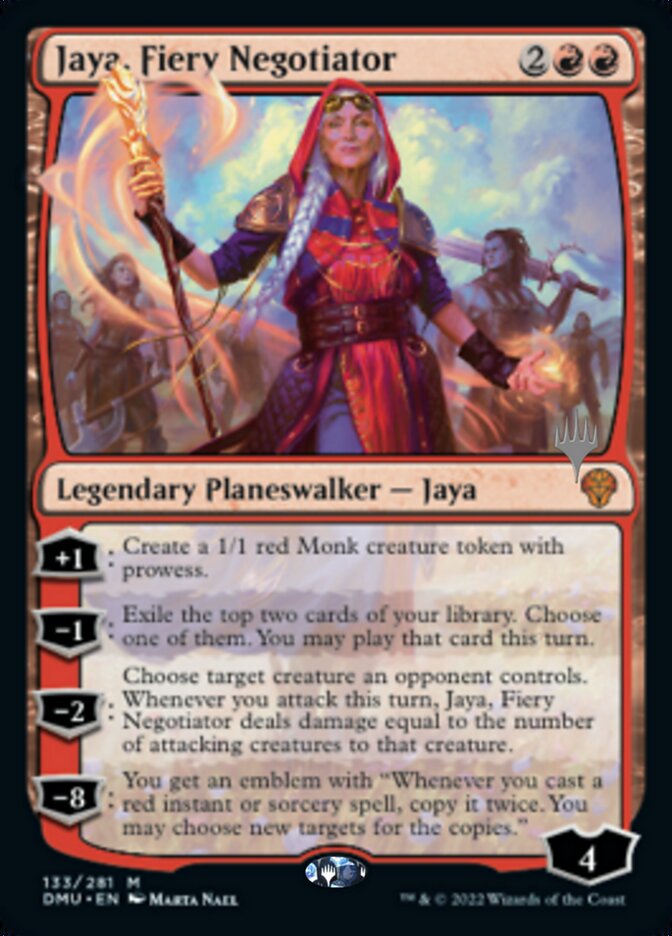 Jaya, Fiery Negotiator (Promo Pack) [Dominaria United Promos] | Kessel Run Games Inc. 