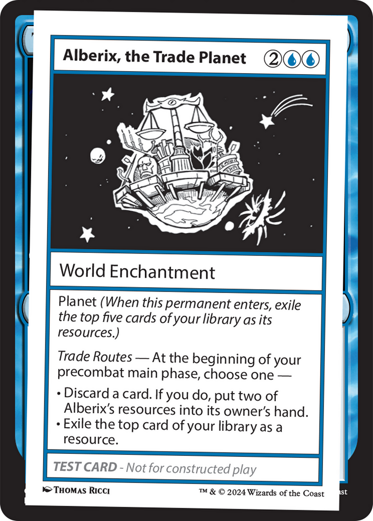 Alberix, the Trade Planet [Mystery Booster 2 Playtest Cards] | Kessel Run Games Inc. 