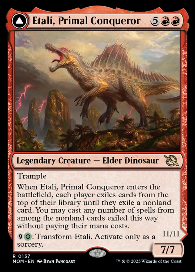 Etali, Primal Conqueror // Etali, Primal Sickness [March of the Machine] | Kessel Run Games Inc. 