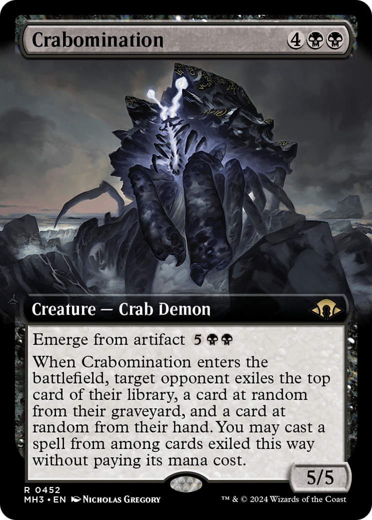 Crabomination (Extended Art) [Modern Horizons 3] | Kessel Run Games Inc. 