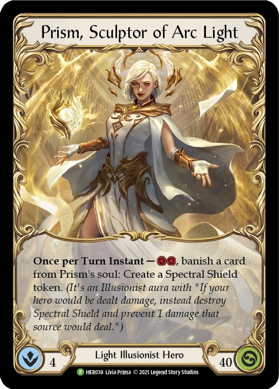 Prism, Sculptor of Arc Light [HER038] (Promo)  Rainbow Foil | Kessel Run Games Inc. 