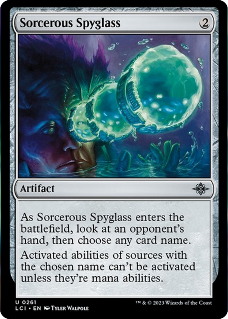 Sorcerous Spyglass [The Lost Caverns of Ixalan] | Kessel Run Games Inc. 