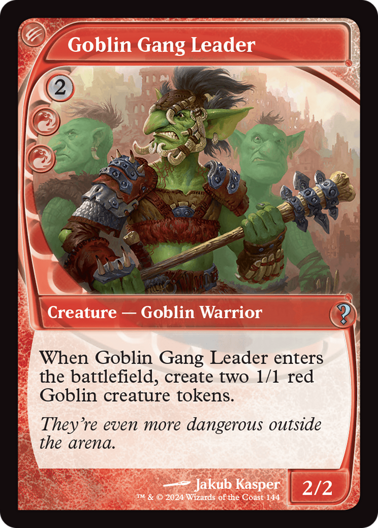 Goblin Gang Leader (Future Sight) [Mystery Booster 2] | Kessel Run Games Inc. 