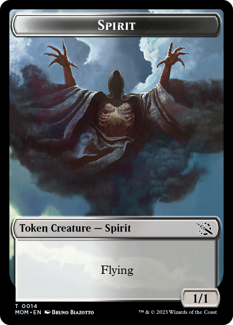 Spirit Token [March of the Machine Tokens] | Kessel Run Games Inc. 