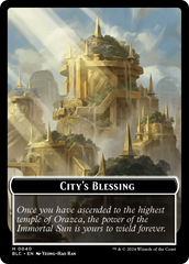 Hamster // City's Blessing Double-Sided Token [Bloomburrow Commander Tokens] | Kessel Run Games Inc. 