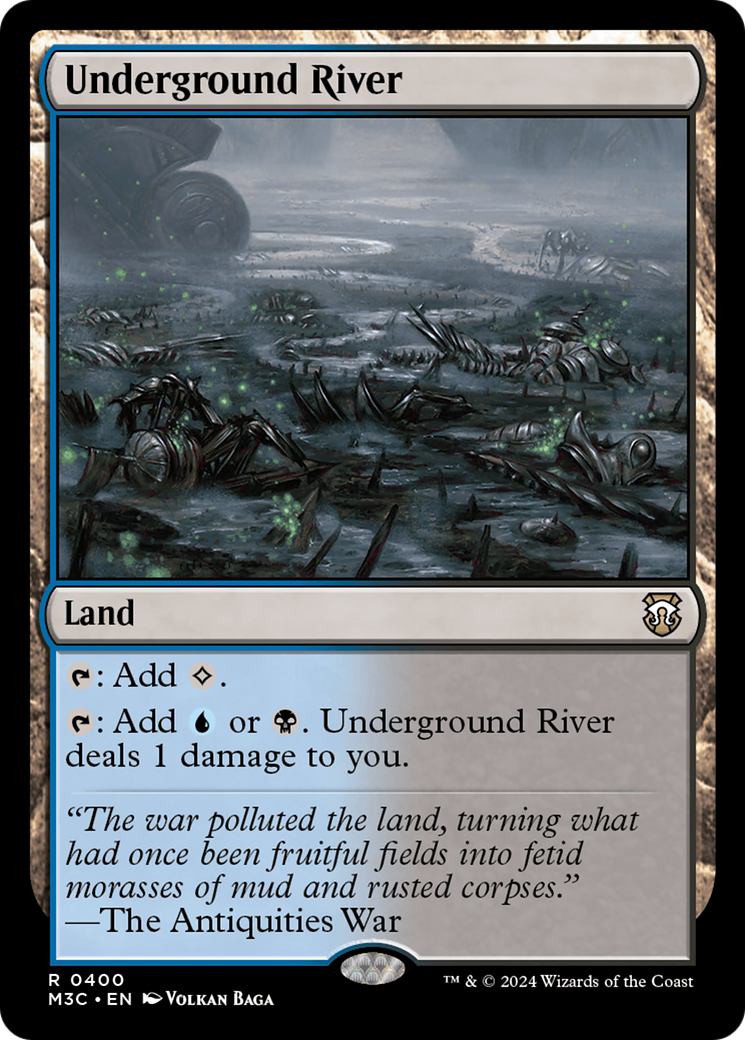 Underground River (Ripple Foil) [Modern Horizons 3 Commander] | Kessel Run Games Inc. 