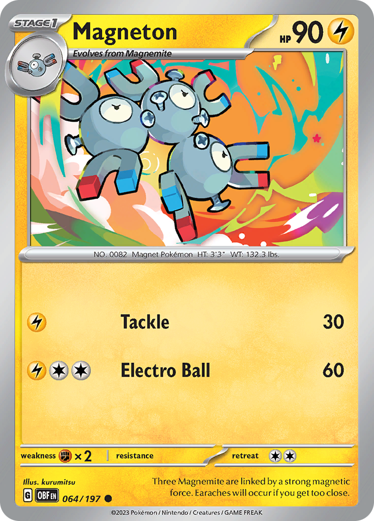 Magneton (064/197) [Scarlet & Violet: Obsidian Flames] | Kessel Run Games Inc. 