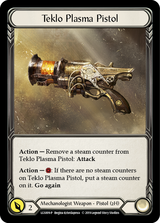 Teklo Plasma Pistol [LGS009-P] (Promo)  1st Edition Cold Foil | Kessel Run Games Inc. 