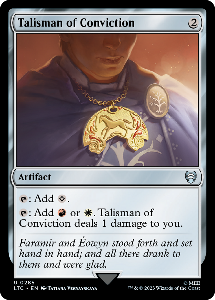 Talisman of Conviction [The Lord of the Rings: Tales of Middle-Earth Commander] | Kessel Run Games Inc. 