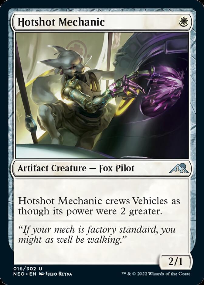 Hotshot Mechanic [Kamigawa: Neon Dynasty] | Kessel Run Games Inc. 