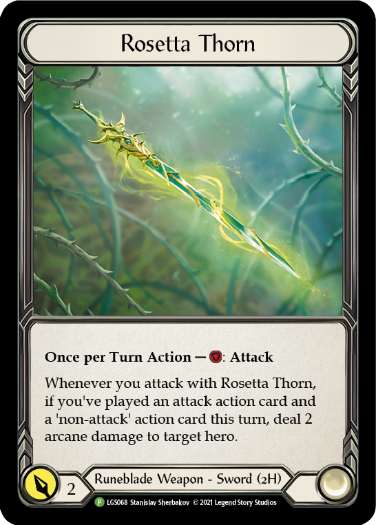 Rosetta Thorn [LGS068] (Promo)  Cold Foil | Kessel Run Games Inc. 