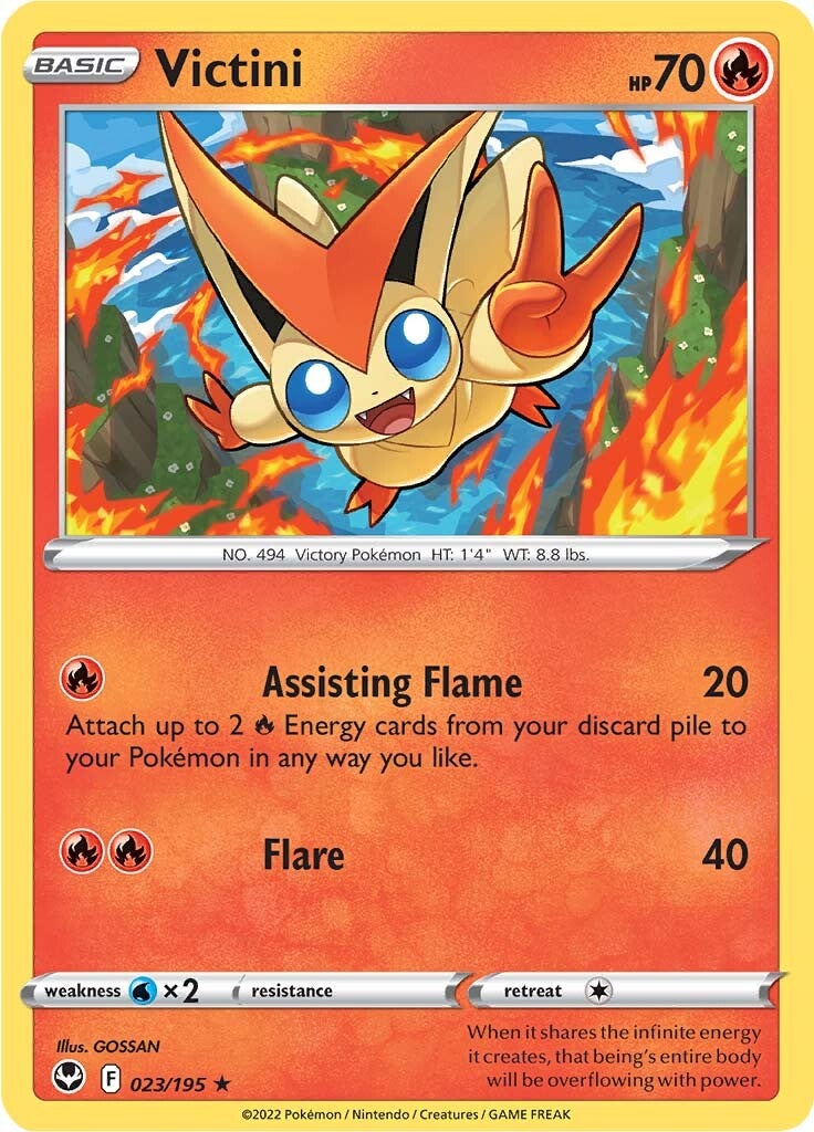 Victini (023/195) [Sword & Shield: Silver Tempest] | Kessel Run Games Inc. 