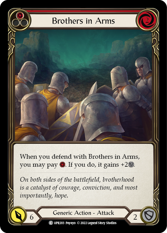 Brothers in Arms (Red) [UPR203] (Uprising) | Kessel Run Games Inc. 