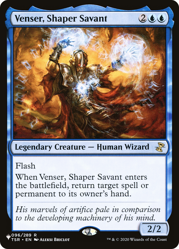 Venser, Shaper Savant [The List] | Kessel Run Games Inc. 