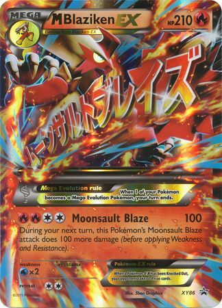 M Blaziken EX (XY86) (Jumbo Card) [XY: Black Star Promos] | Kessel Run Games Inc. 