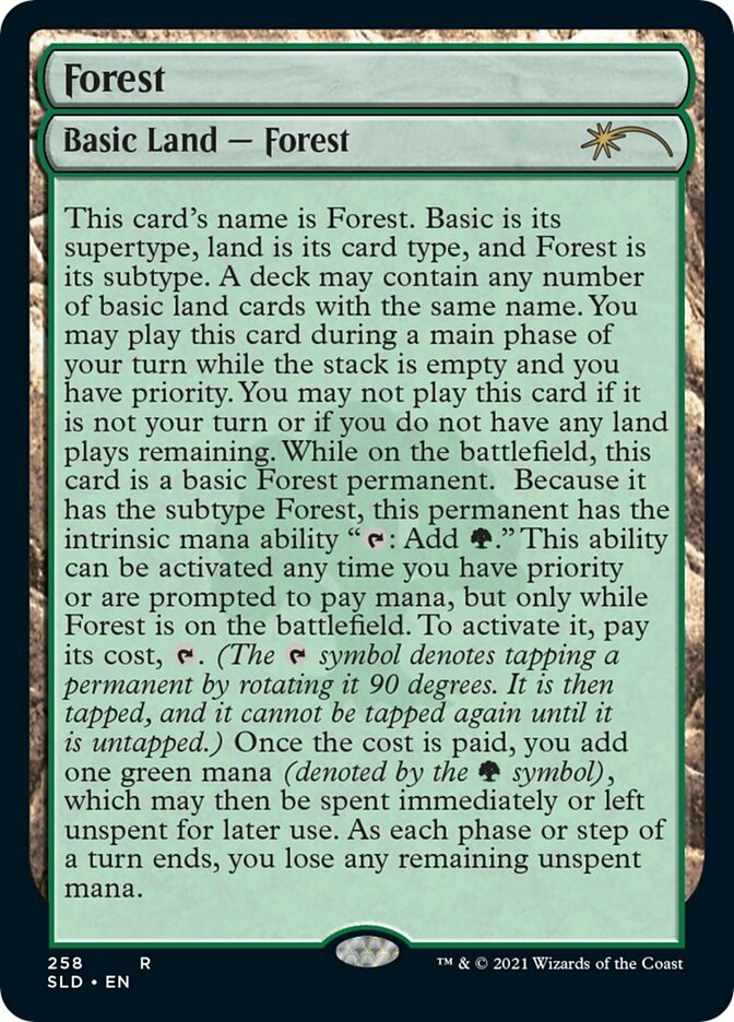 Forest (258) [Secret Lair Drop Series] | Kessel Run Games Inc. 