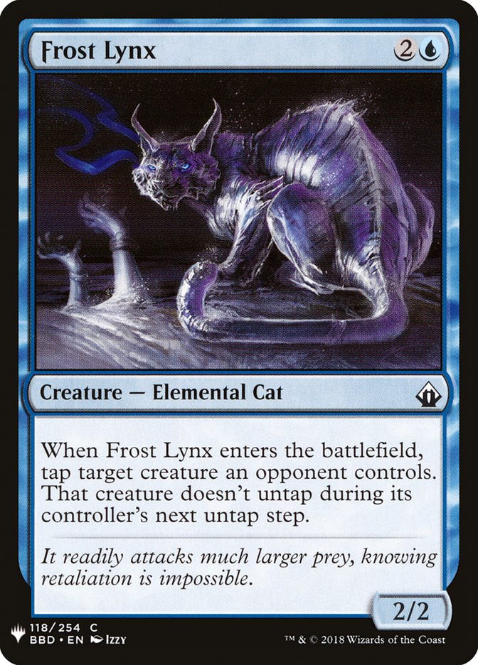 Frost Lynx [Mystery Booster] | Kessel Run Games Inc. 