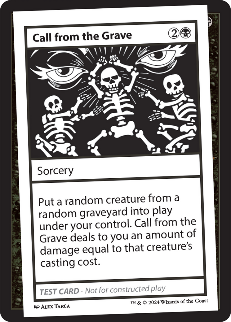 Call from the Grave [Mystery Booster 2 Playtest Cards] | Kessel Run Games Inc. 