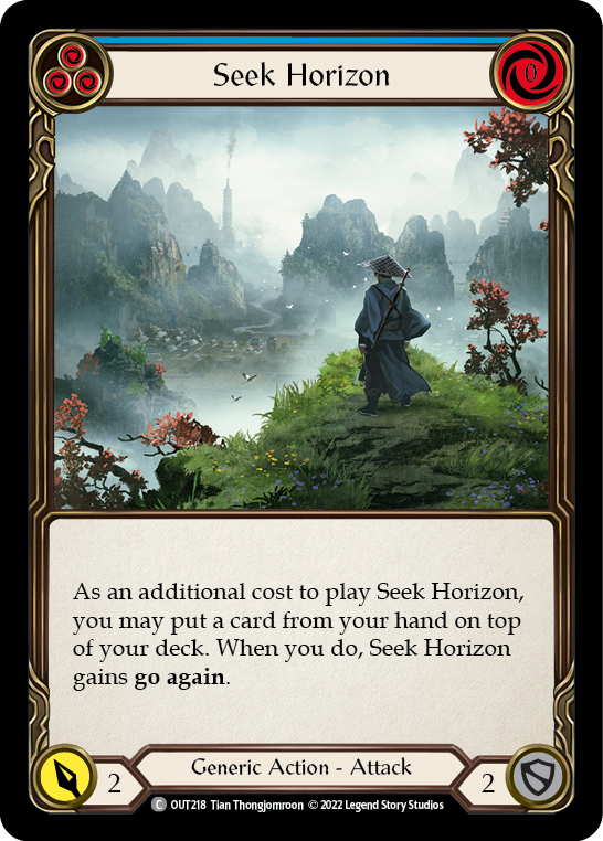 Seek Horizon (Blue) [OUT218] (Outsiders) | Kessel Run Games Inc. 