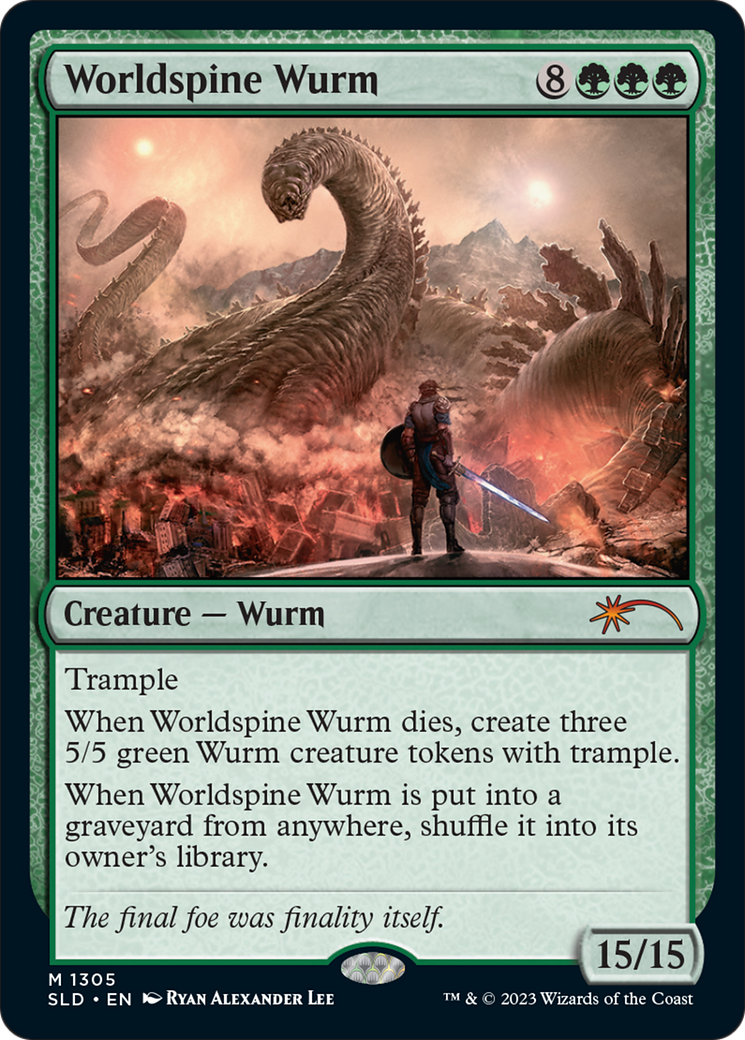 Worldspine Wurm [Secret Lair Drop Series] | Kessel Run Games Inc. 