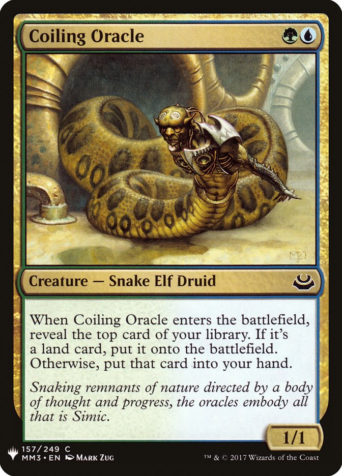 Coiling Oracle [Mystery Booster] | Kessel Run Games Inc. 