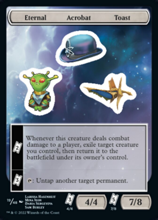 Eternal Acrobat Toast [Unfinity Stickers] | Kessel Run Games Inc. 