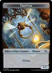Thopter (0020) // Imp Double-Sided Token [Murders at Karlov Manor Tokens] | Kessel Run Games Inc. 