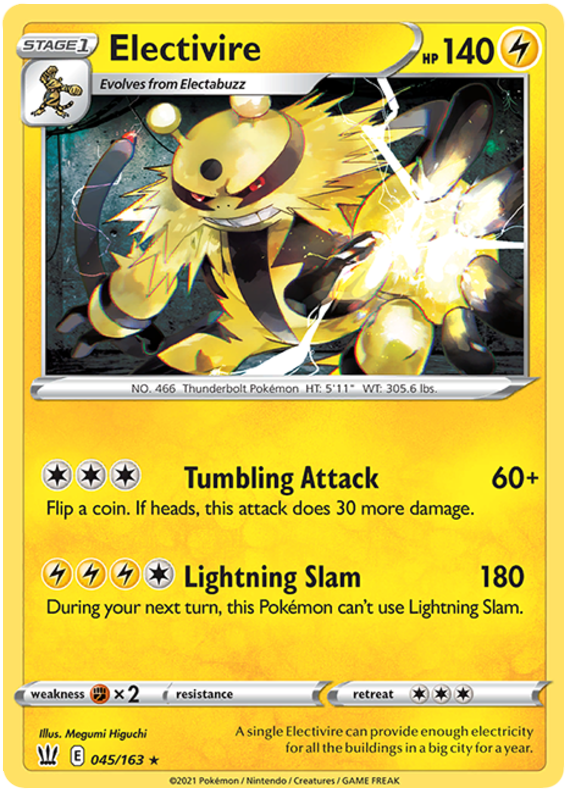 Electivire (045/163) [Sword & Shield: Battle Styles] | Kessel Run Games Inc. 