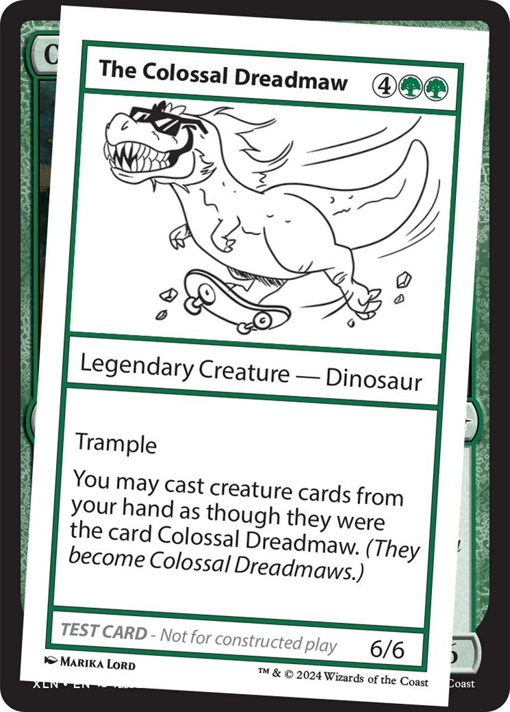 The Colossal Dreadmaw [Mystery Booster 2 Playtest Cards] | Kessel Run Games Inc. 