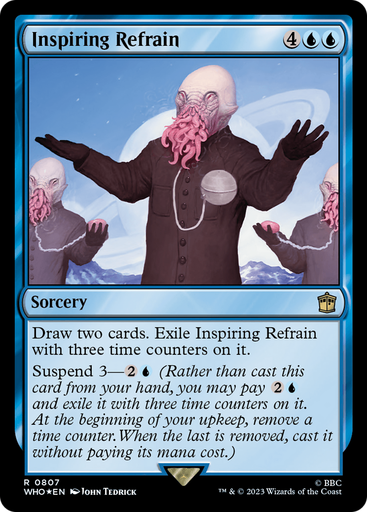 Inspiring Refrain (Surge Foil) [Doctor Who] | Kessel Run Games Inc. 