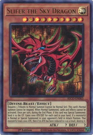 Slifer the Sky Dragon (Ultra Pharaoh's Rare) [KICO-EN063] Ultra Pharaoh's Rare | Kessel Run Games Inc. 