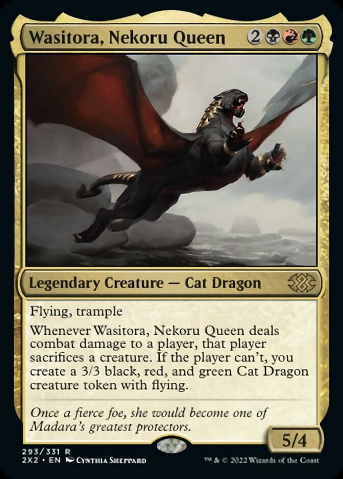 Wasitora, Nekoru Queen [Double Masters 2022] | Kessel Run Games Inc. 