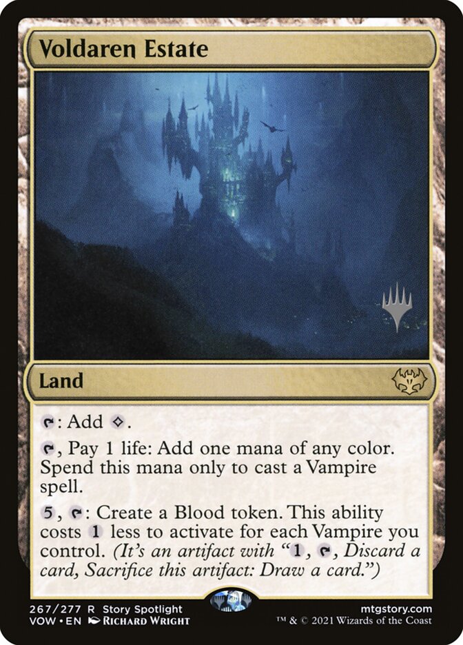 Voldaren Estate (Promo Pack) [Innistrad: Crimson Vow Promos] | Kessel Run Games Inc. 