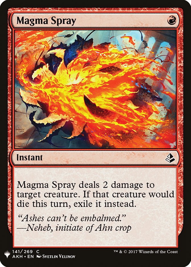 Magma Spray [Mystery Booster] | Kessel Run Games Inc. 