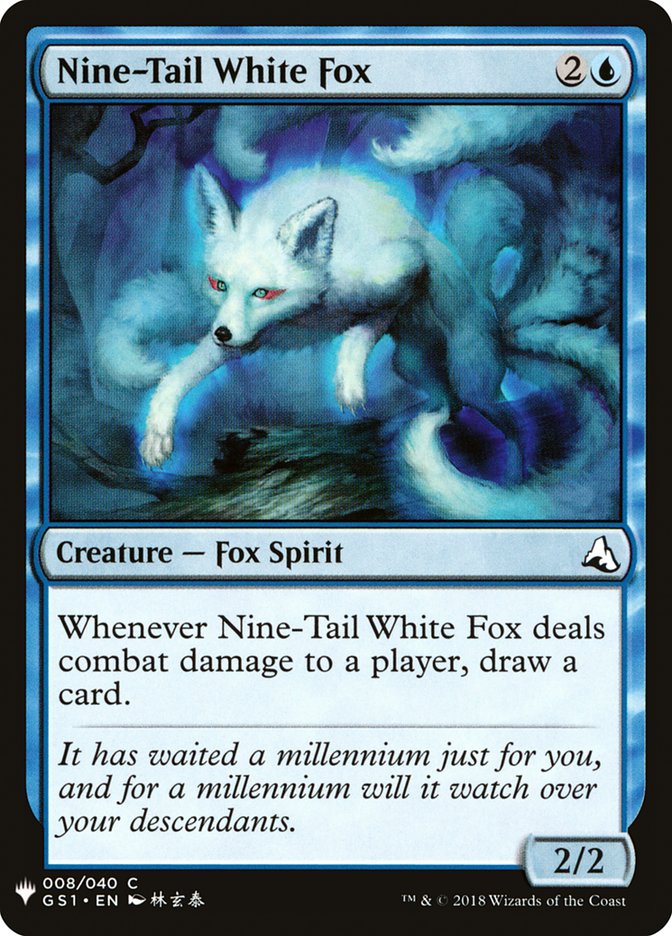 Nine-Tail White Fox [Mystery Booster] | Kessel Run Games Inc. 