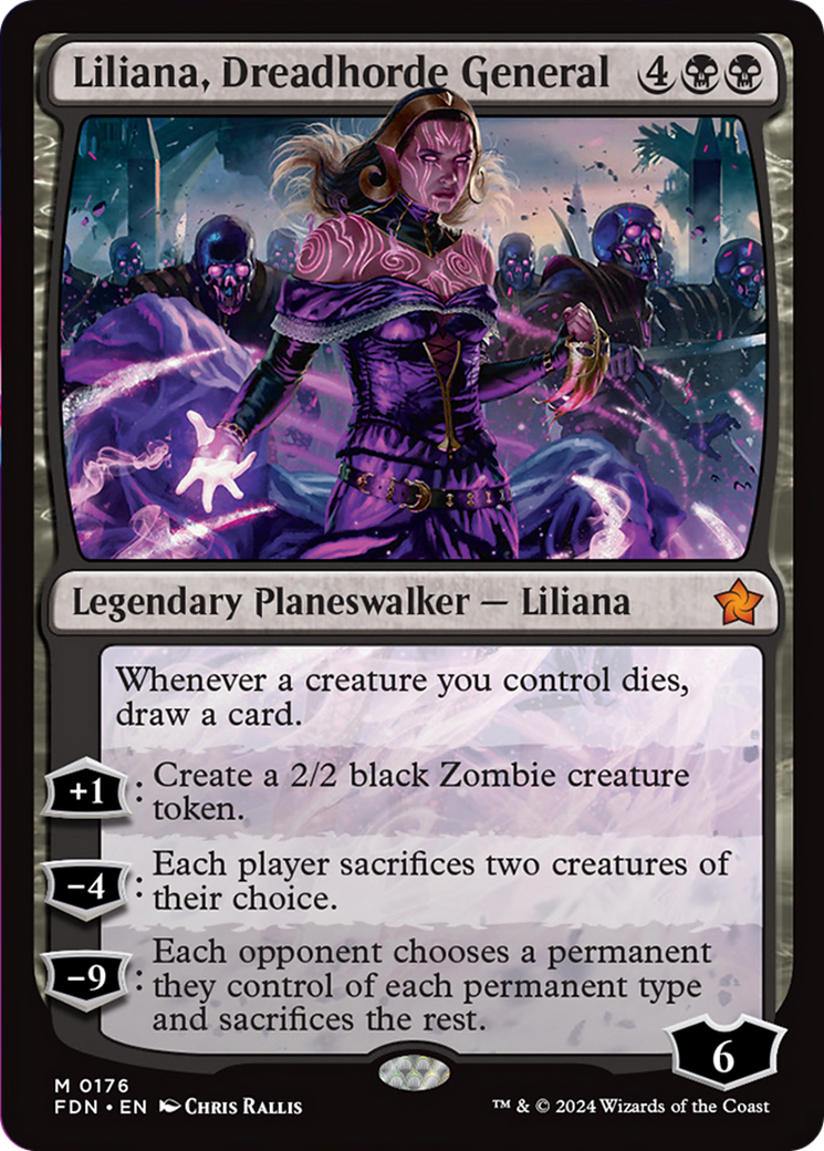 Liliana, Dreadhorde General [Foundations] | Kessel Run Games Inc. 