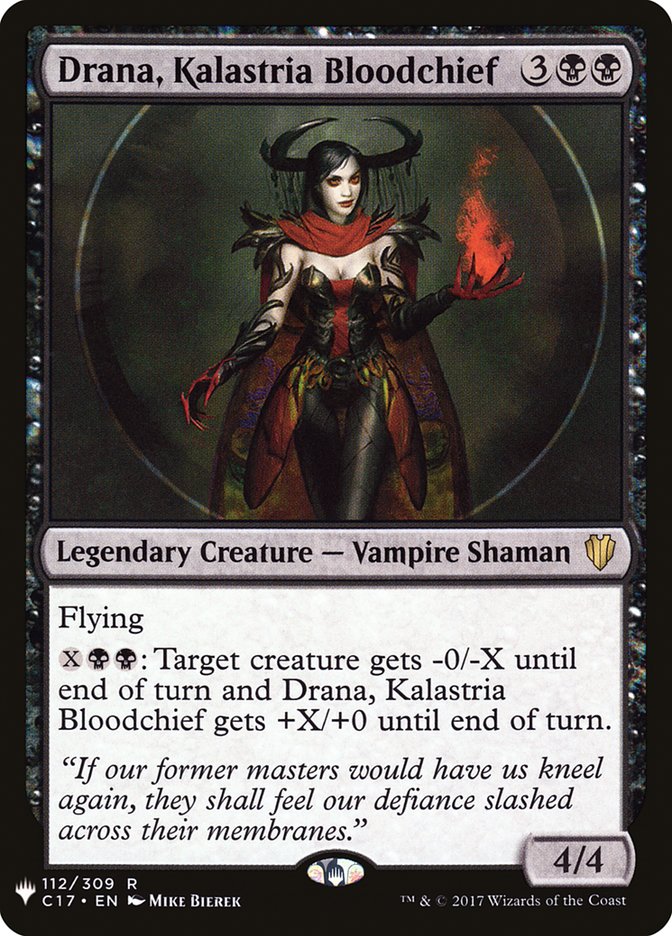 Drana, Kalastria Bloodchief [Mystery Booster] | Kessel Run Games Inc. 