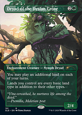 Dryad of the Ilysian Grove (Borderless) [Secret Lair Drop Series] | Kessel Run Games Inc. 