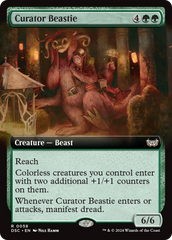 Curator Beastie (Extended Art) [Duskmourn: House of Horror Commander] | Kessel Run Games Inc. 