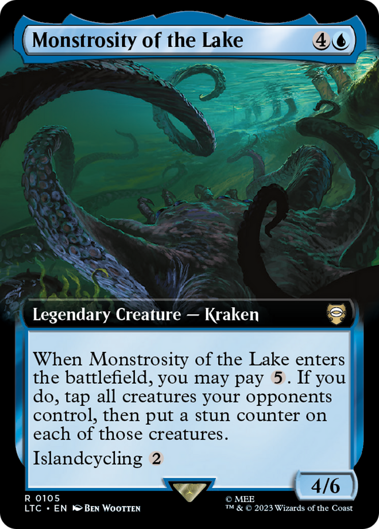 Monstrosity of the Lake (Extended Art) [The Lord of the Rings: Tales of Middle-Earth Commander] | Kessel Run Games Inc. 