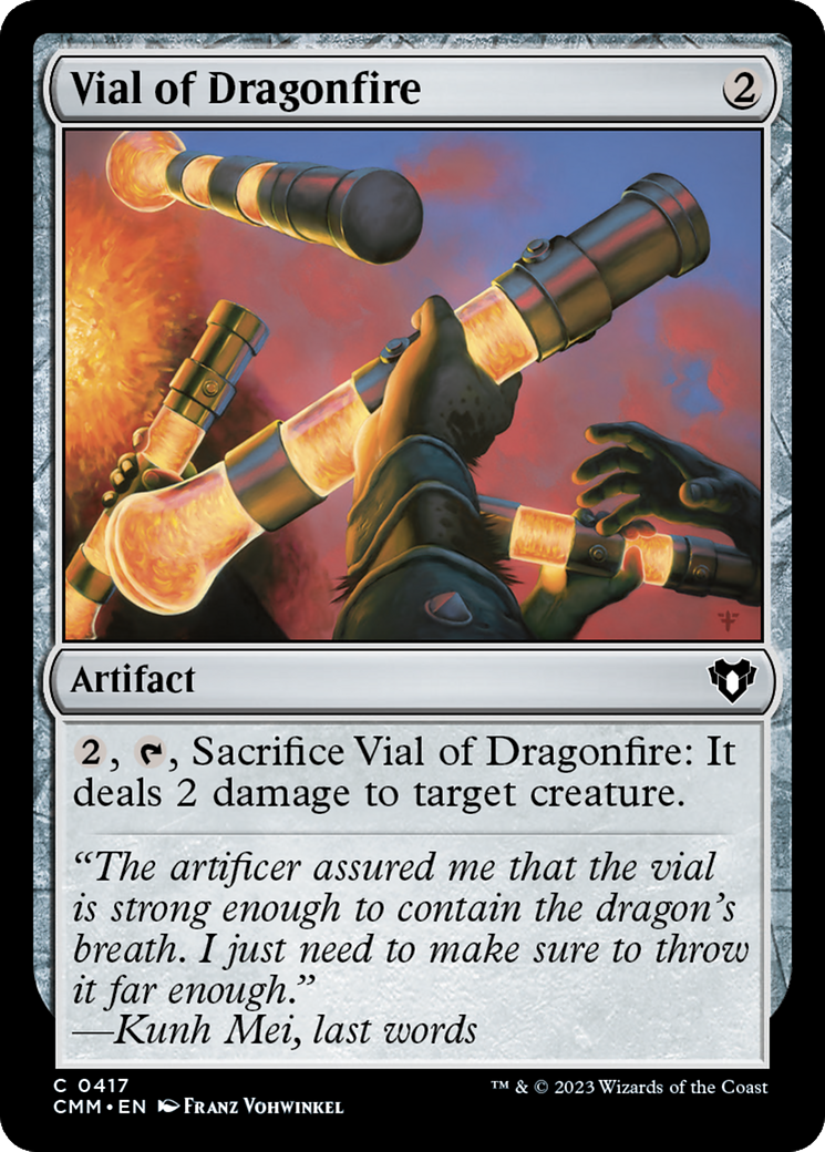 Vial of Dragonfire [Commander Masters] | Kessel Run Games Inc. 