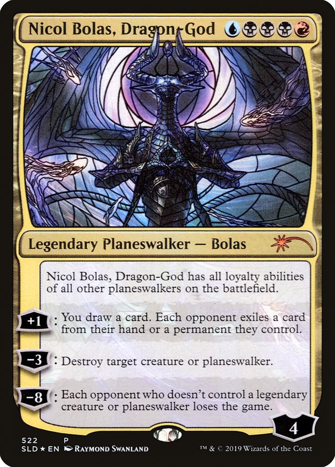 Nicol Bolas, Dragon-God (Stained Glass) [Secret Lair Drop Promos] | Kessel Run Games Inc. 