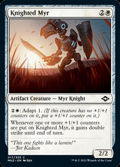 Knighted Myr [Modern Horizons 2] | Kessel Run Games Inc. 