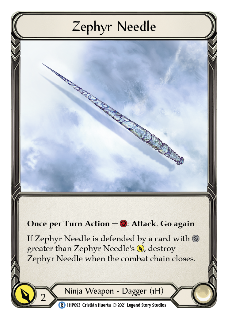 Zephyr Needle (Left) [1HP093] (History Pack 1) | Kessel Run Games Inc. 