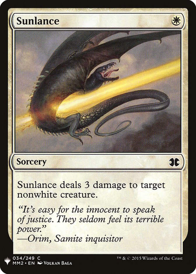 Sunlance [Mystery Booster] | Kessel Run Games Inc. 